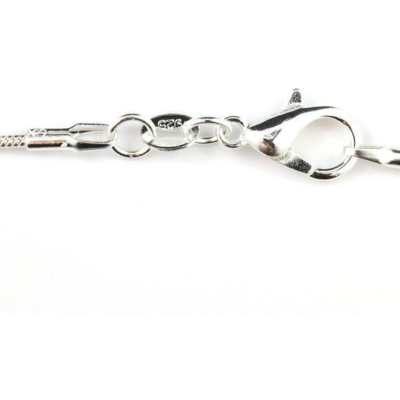 Manatee Charm Snake Chain Necklace - Ocean Sea Creature - Picture 5 of 9